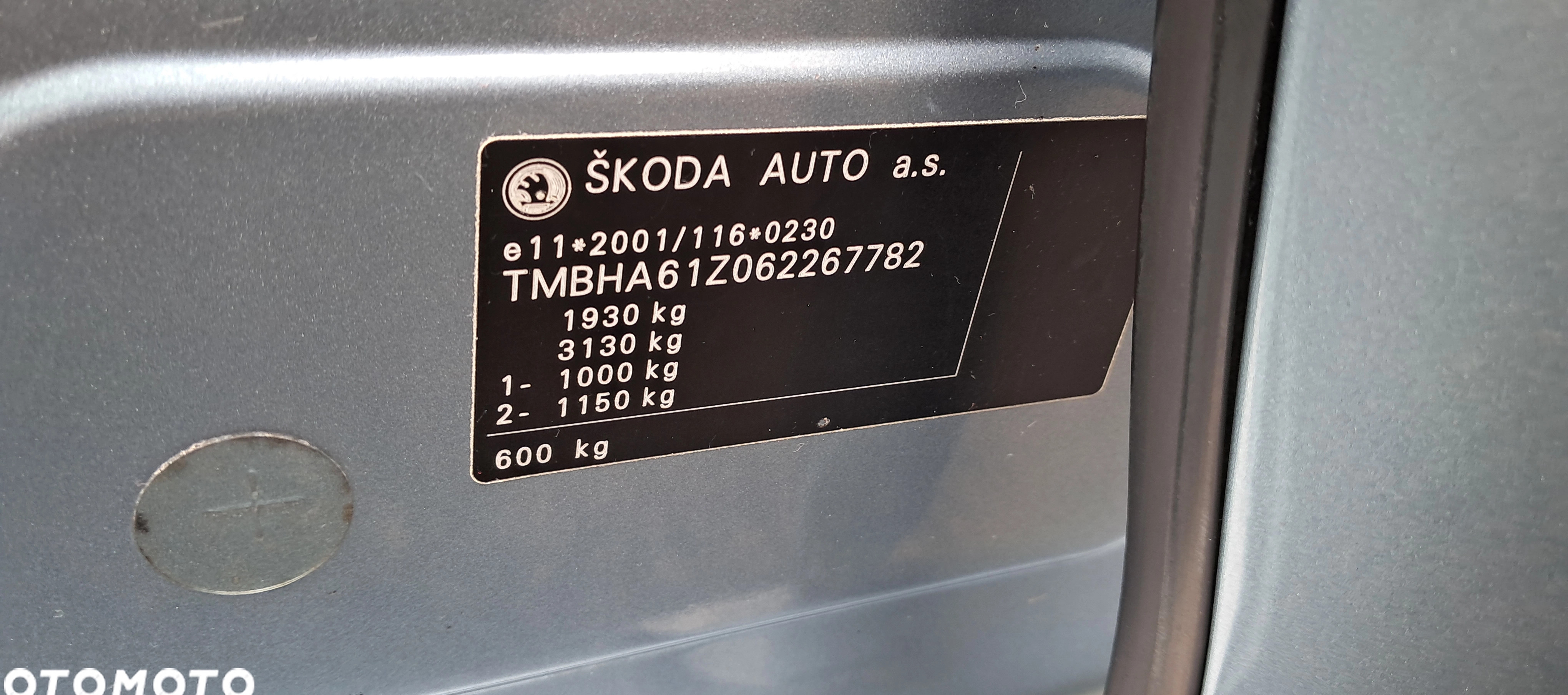 Skoda Octavia cena 15900 przebieg: 218000, rok produkcji 2006 z Radom małe 92